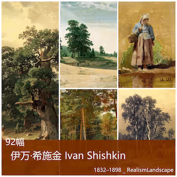 伊万·希施金 (Ivan Shishkin) 1832–1898 _ RealismLandscape [92幅]